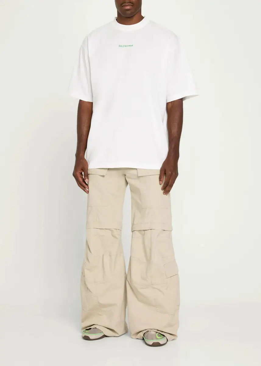 Balenciaga Men's Pocket Foldable Zip-Up Sneakers | Thumbnail 3