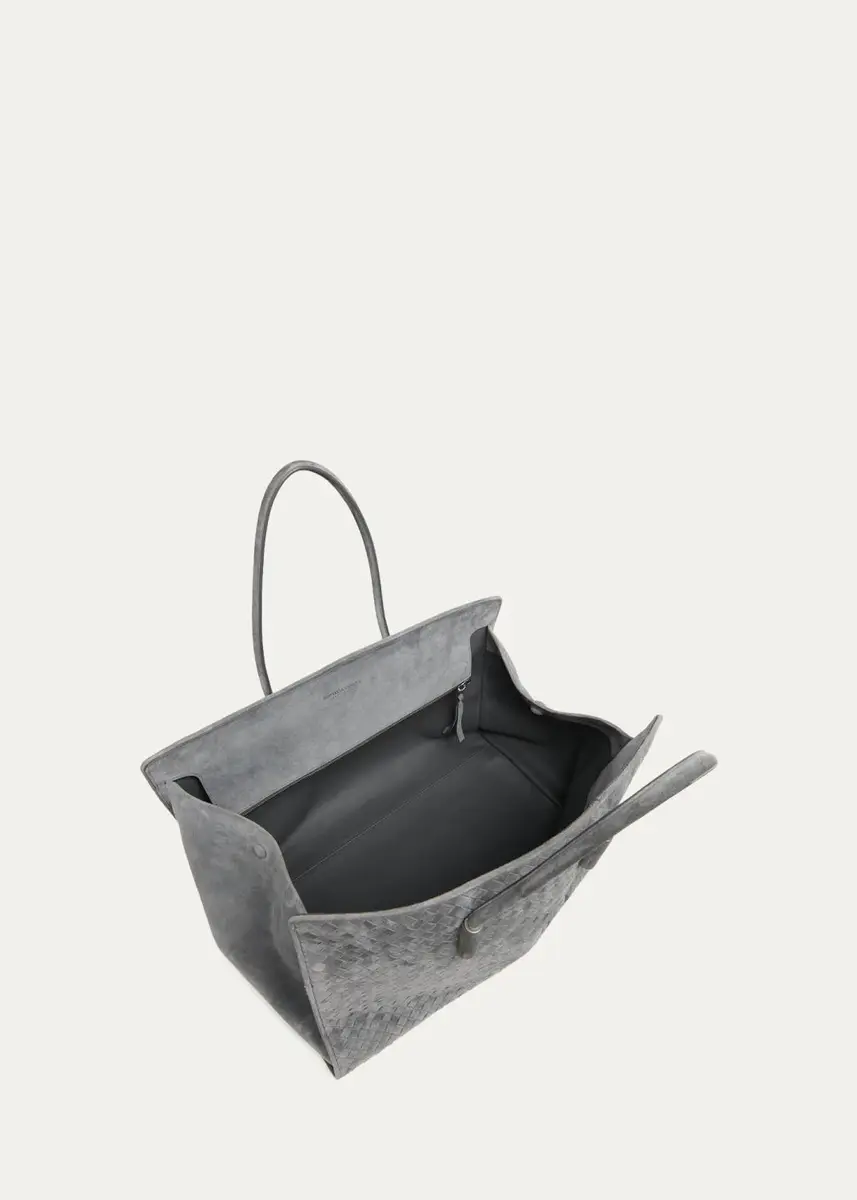 Bottega Veneta Barbara Large Suede Tote Bag | Thumbnail 3 Bottega Veneta Barbara Large Suede Tote Bag | Thumbnail 3
