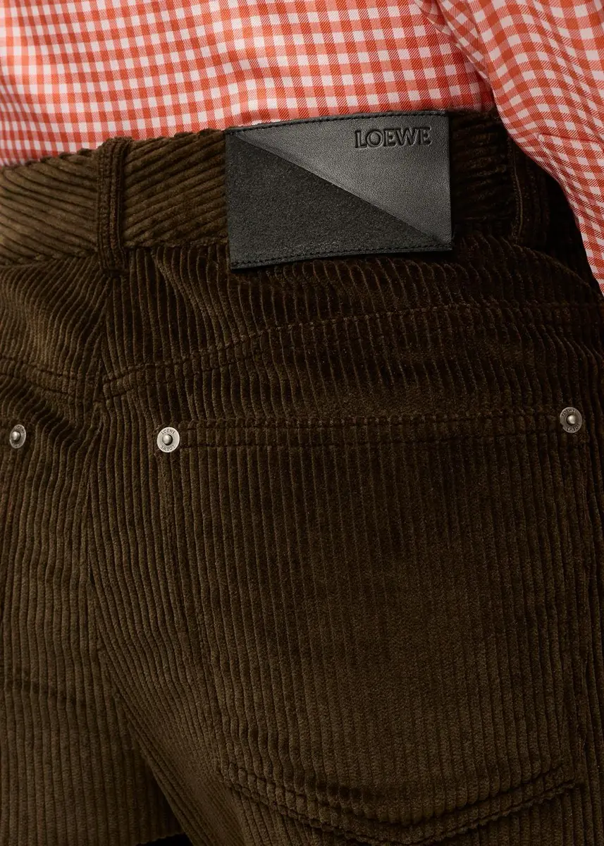 Loewe Mid-Rise Corduroy Straight-Leg Trousers | Thumbnail 5 Loewe Mid-Rise Corduroy Straight-Leg Trousers | Thumbnail 5