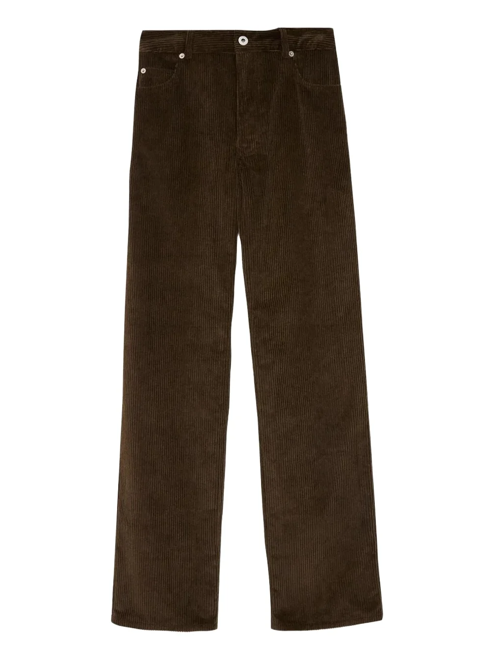 Mid-Rise Corduroy Straight-Leg Trousers Mid-Rise Corduroy Straight-Leg Trousers