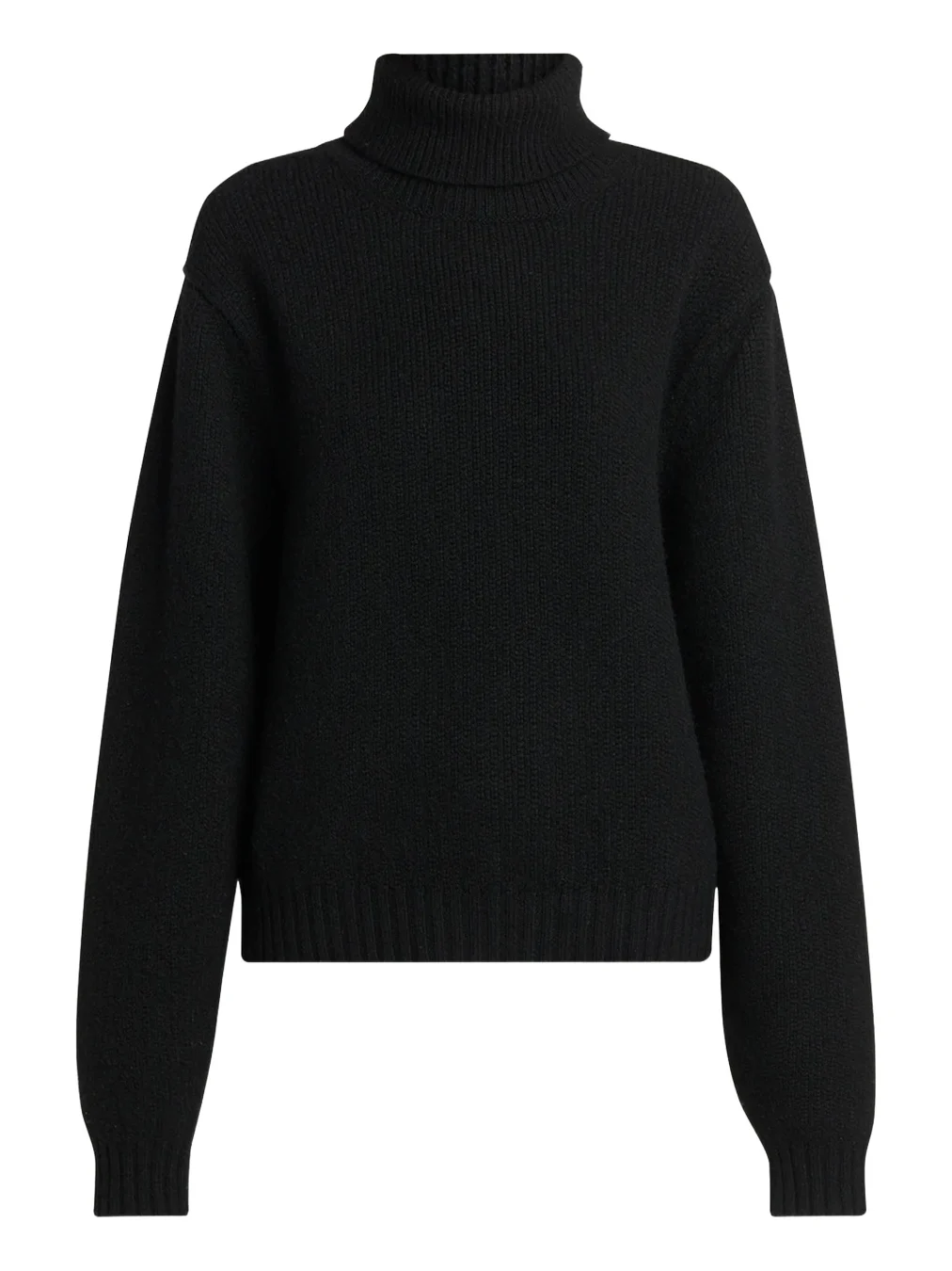 Wool-Cashmere-Mohair Chunky Knit Turtleneck Sweater Wool-Cashmere-Mohair Chunky Knit Turtleneck Sweater