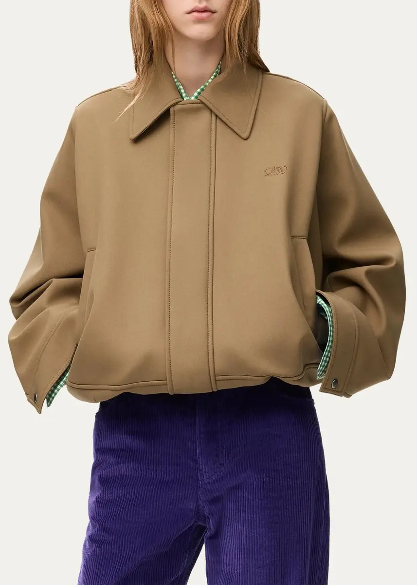 Loewe Cotton Twill Drawstring Balloon Jacket | Thumbnail 4 Loewe Cotton Twill Drawstring Balloon Jacket | Thumbnail 4