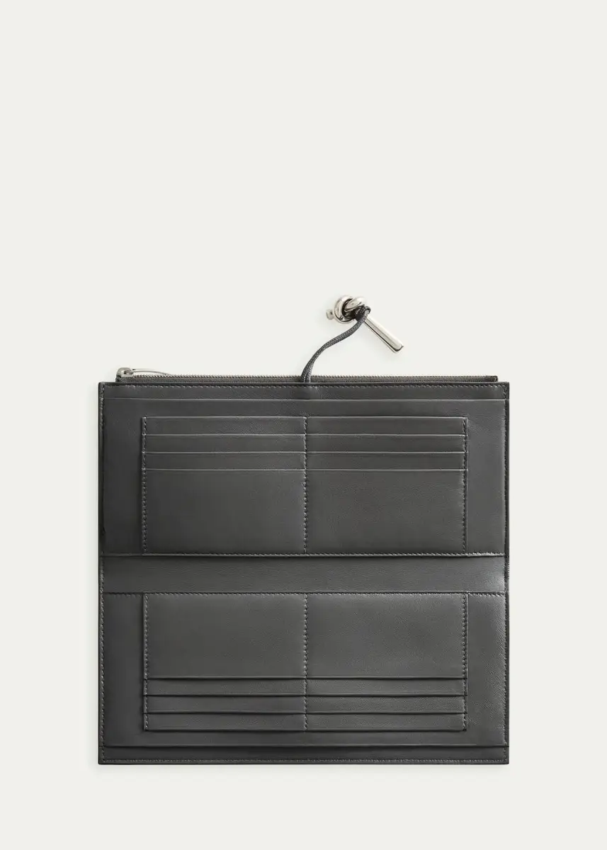 Bottega Veneta Andiamo Intrecciato Leather Wallet Organizer | Thumbnail 2