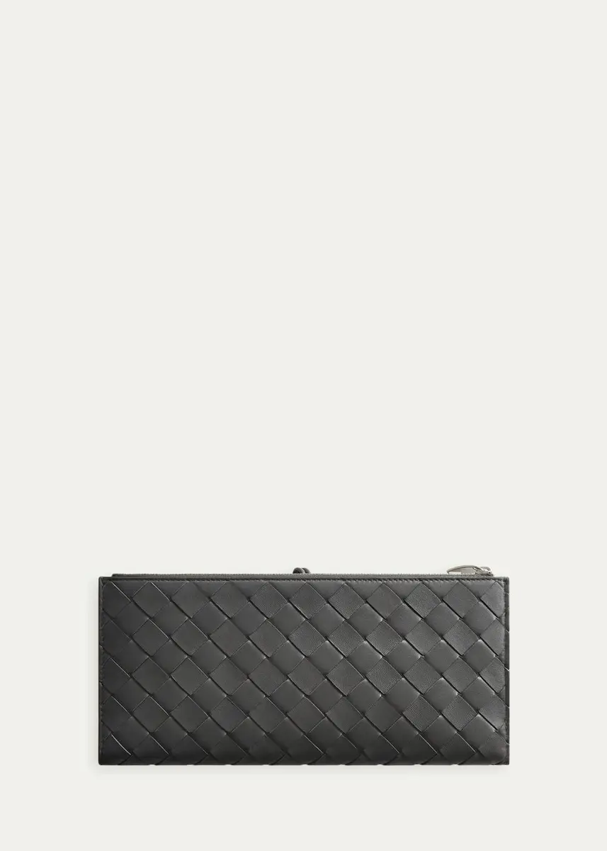 Bottega Veneta Andiamo Intrecciato Leather Wallet Organizer | Thumbnail 3