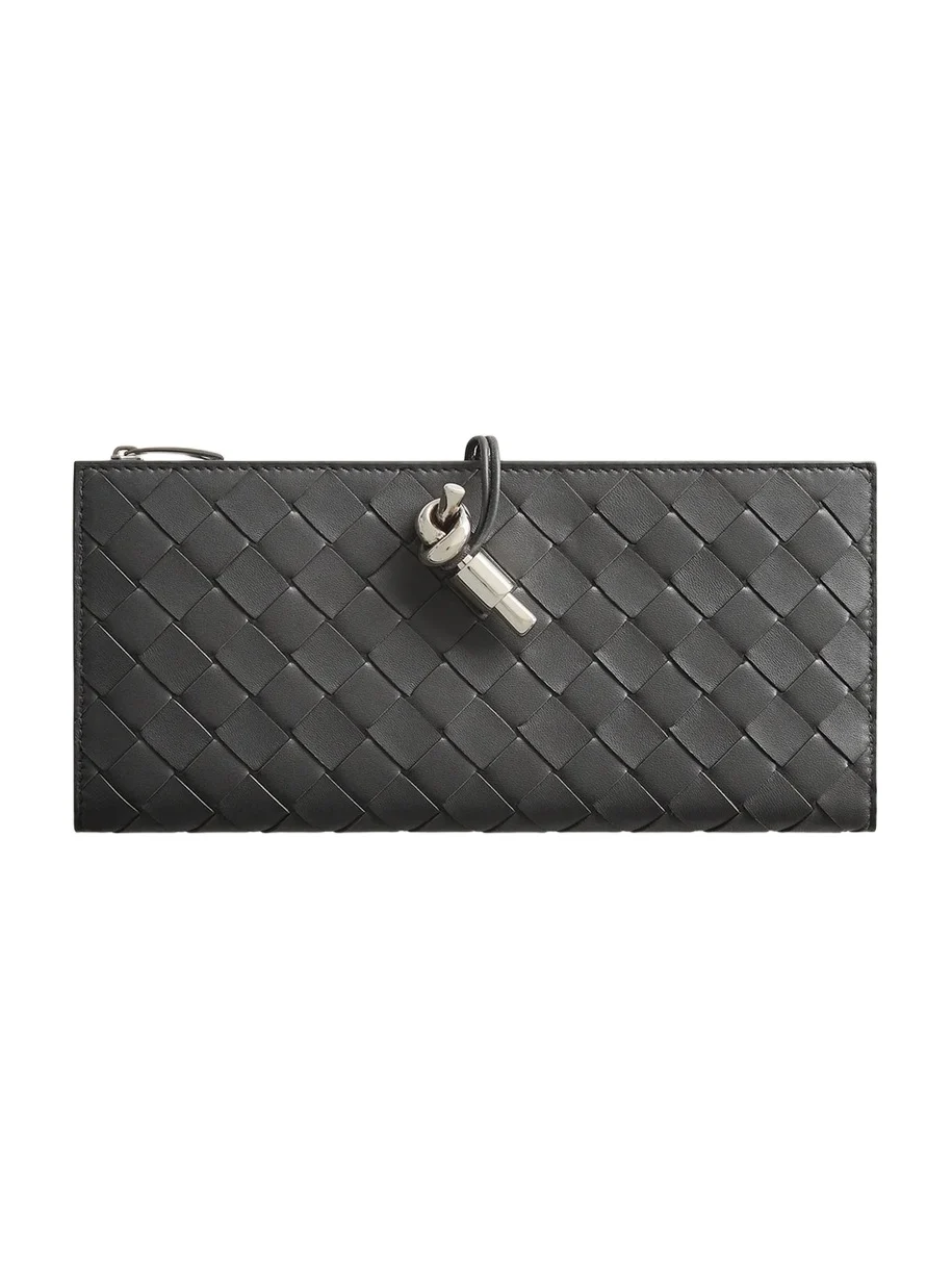 Andiamo Intrecciato Leather Wallet Organizer