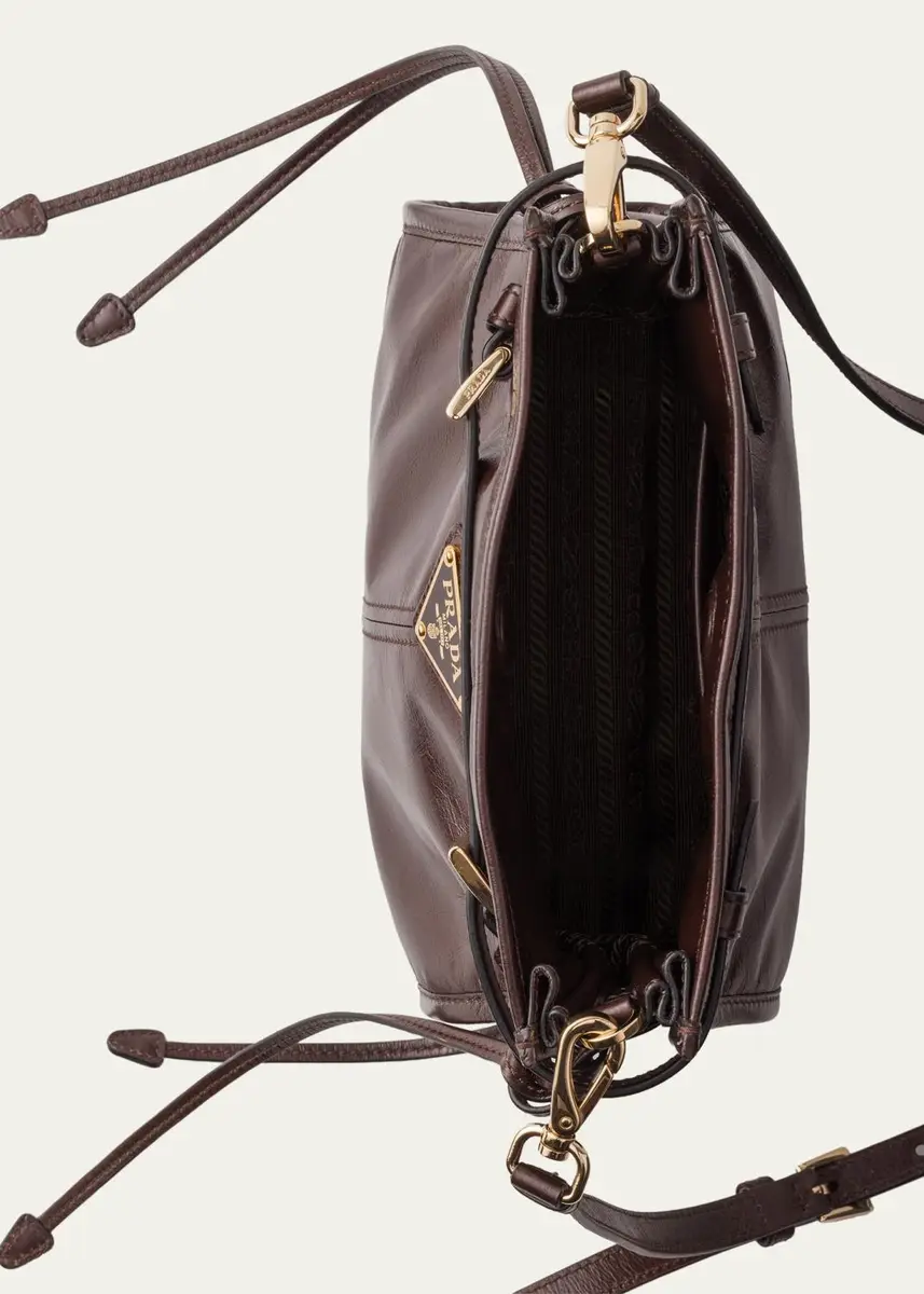 Prada Bonnie Belted Leather Crossbody Bag | Thumbnail 4 Prada Bonnie Belted Leather Crossbody Bag | Thumbnail 4