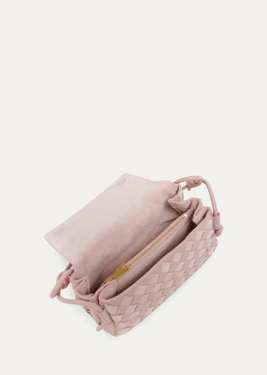Bottega Veneta Notturno Leather & Suede Shoulder Bag | Thumbnail 4