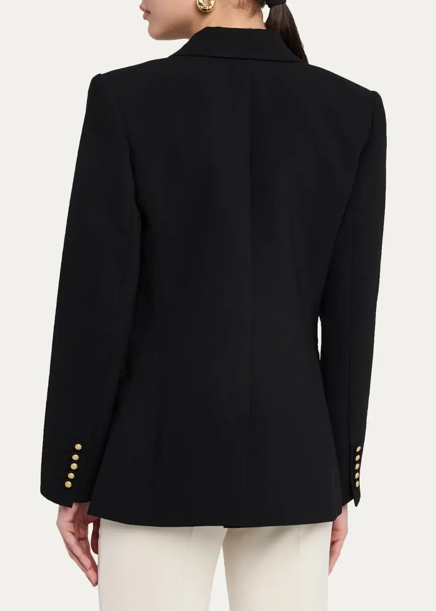 Kobi Halperin Rue Single-Button Crepe Jacket | Thumbnail 3 Kobi Halperin Rue Single-Button Crepe Jacket | Thumbnail 3