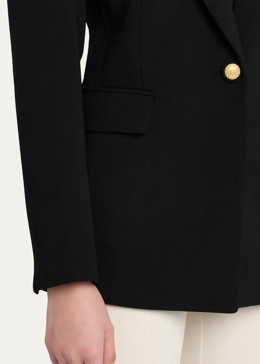 Kobi Halperin Rue Single-Button Crepe Jacket | Thumbnail 5 Kobi Halperin Rue Single-Button Crepe Jacket | Thumbnail 5