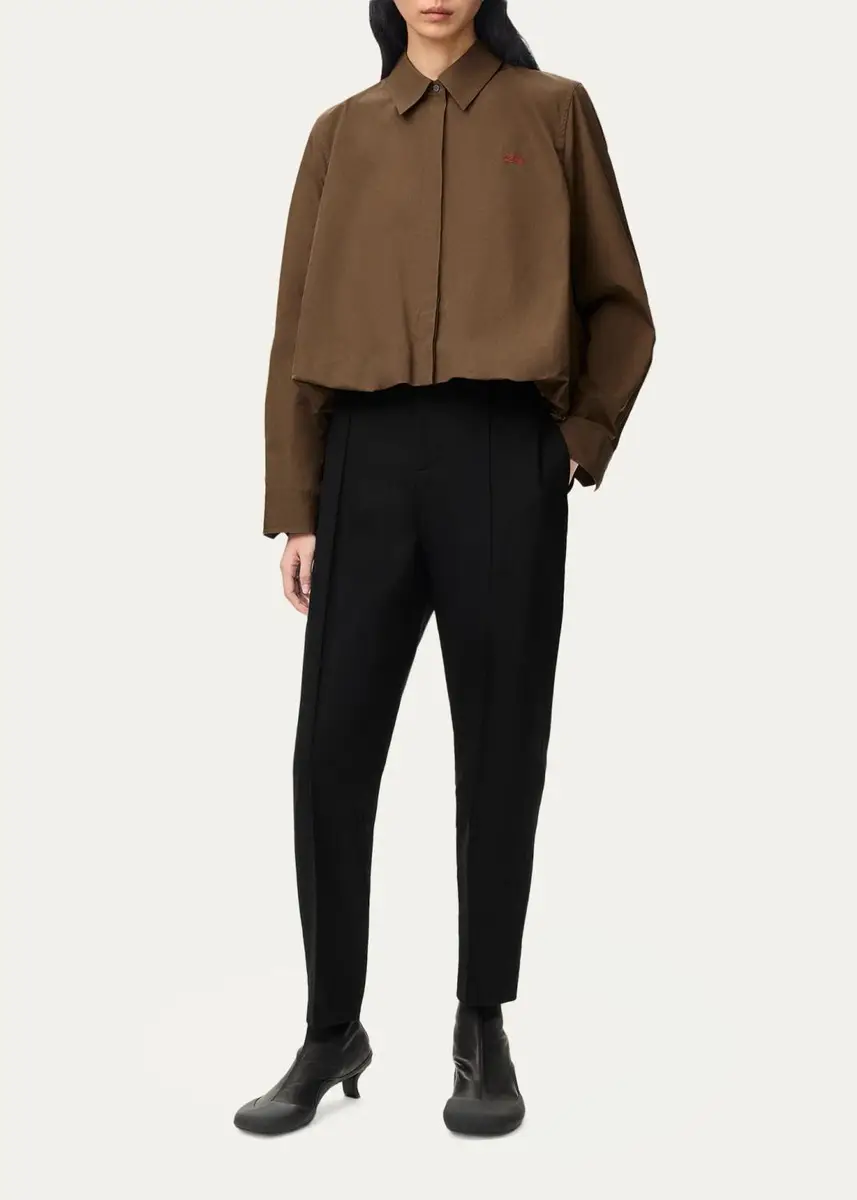 Loewe Logo Cotton-Blend Shirt | Thumbnail 2 Loewe Logo Cotton-Blend Shirt | Thumbnail 2