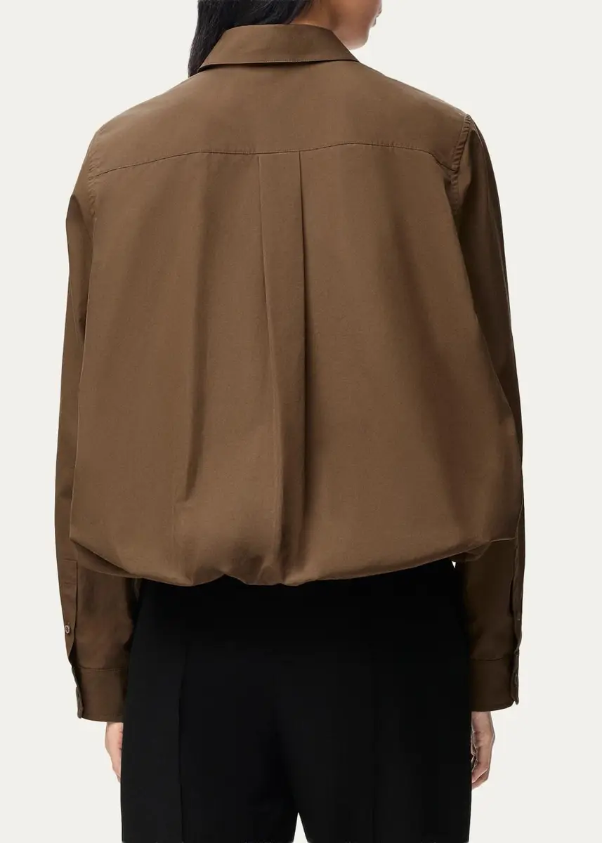 Loewe Logo Cotton-Blend Shirt | Thumbnail 3 Loewe Logo Cotton-Blend Shirt | Thumbnail 3