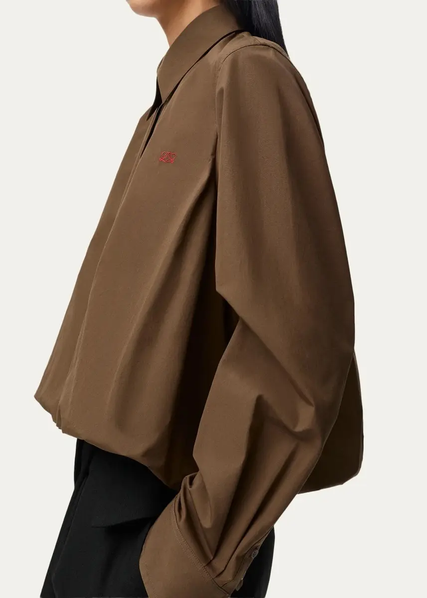 Loewe Logo Cotton-Blend Shirt | Thumbnail 5 Loewe Logo Cotton-Blend Shirt | Thumbnail 5