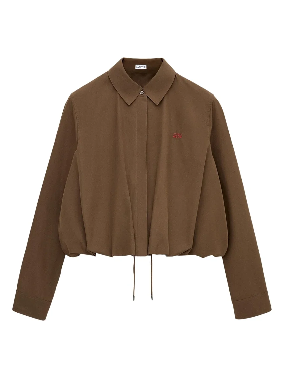 Loewe Logo Cotton-Blend Shirt