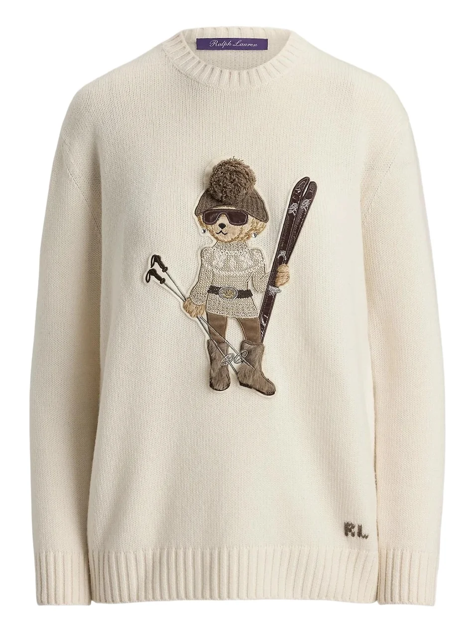Holiday Polo Bear Cashmere Sweater Holiday Polo Bear Cashmere Sweater