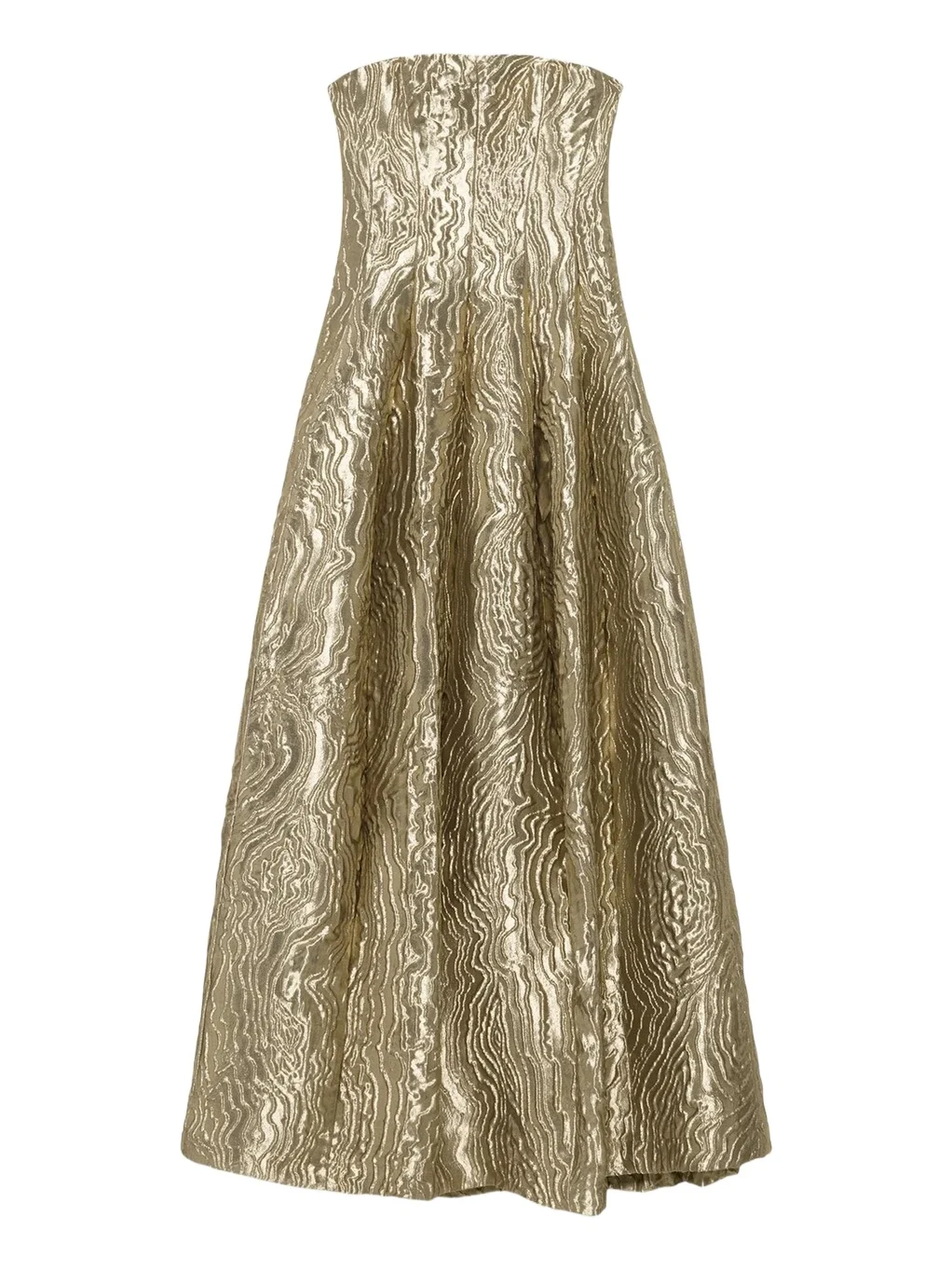 Celeste Strapless Metallic Jacquard Gown Celeste Strapless Metallic Jacquard Gown