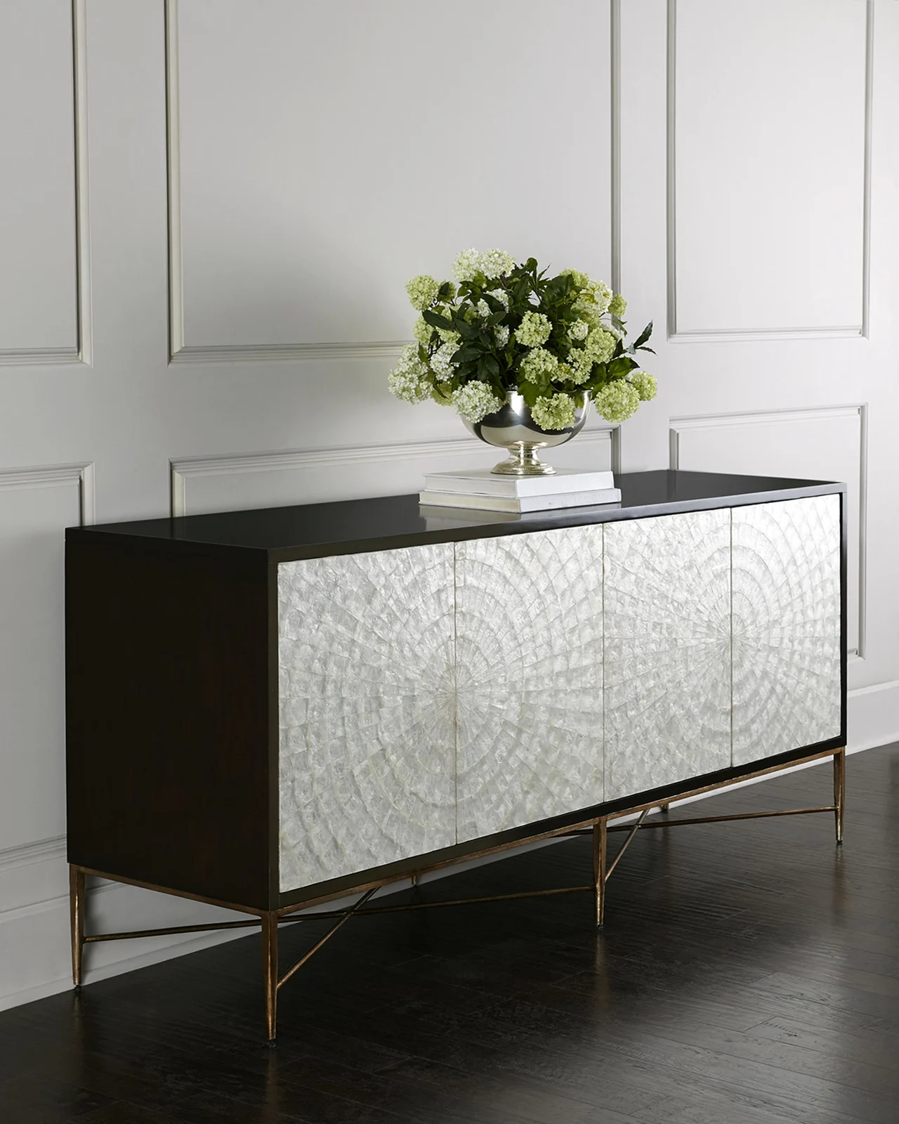 Bernhardt Interiors Adagio Capiz Shell Buffet
