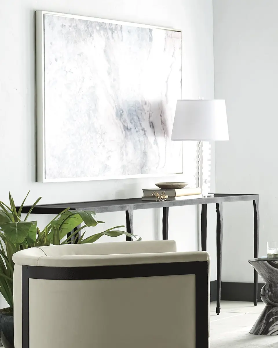 Bernhardt Interiors Halden Wrought Iron Console Table | Thumbnail 3 Bernhardt Interiors Halden Wrought Iron Console Table | Thumbnail 3