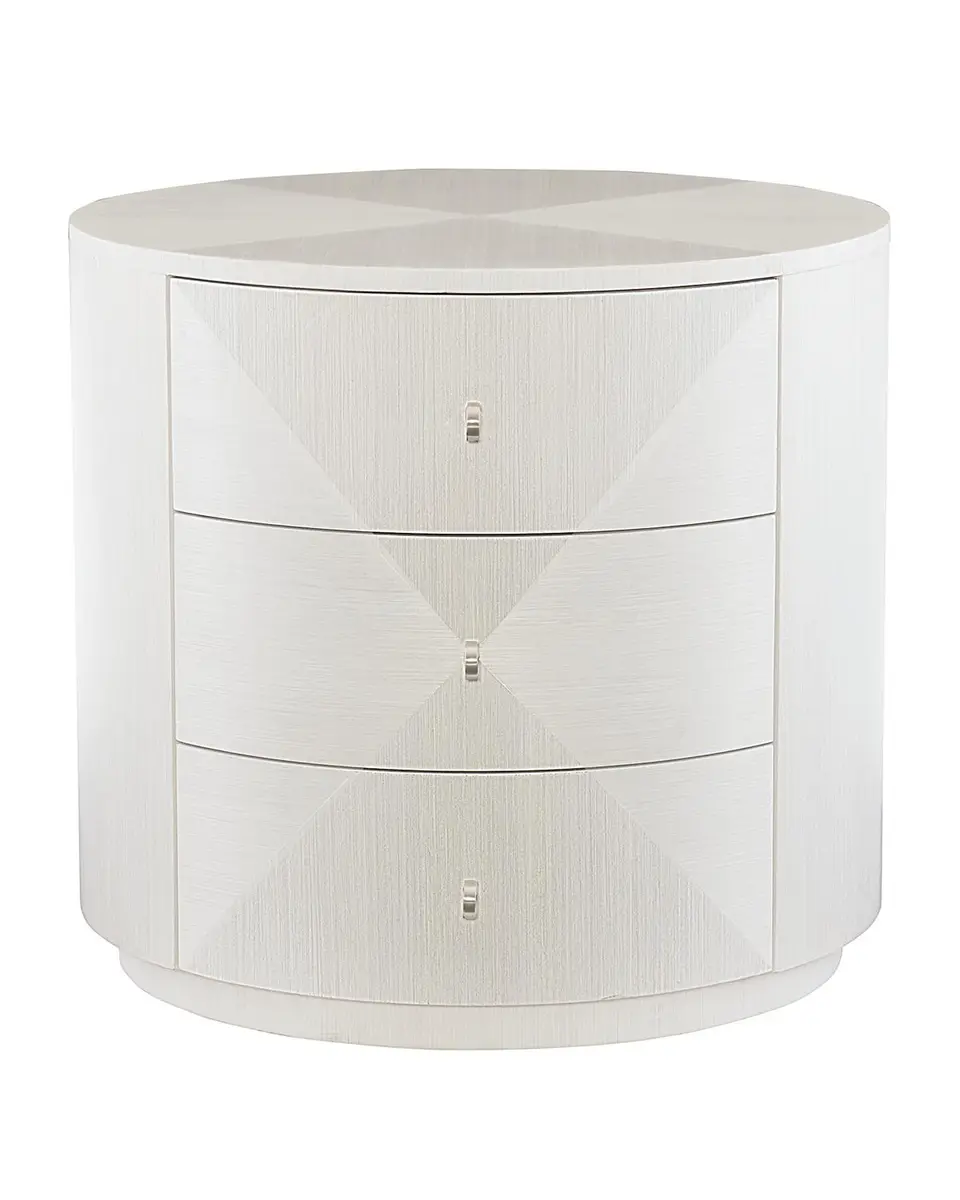 Bernhardt Axiom Round 3-Drawer Side Table | Thumbnail 2 Bernhardt Axiom Round 3-Drawer Side Table | Thumbnail 2