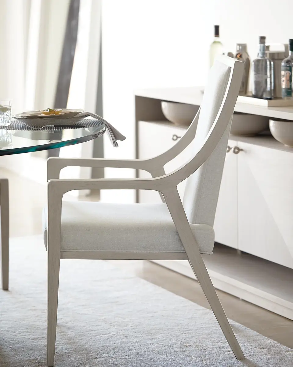 Bernhardt Axiom Cutout Dining Arm Chair (Each) | Thumbnail 2 Bernhardt Axiom Cutout Dining Arm Chair (Each) | Thumbnail 2