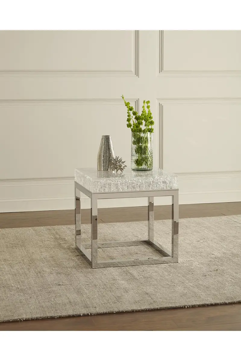 Bernhardt Interiors Elsa Arctic End Table | Thumbnail 3