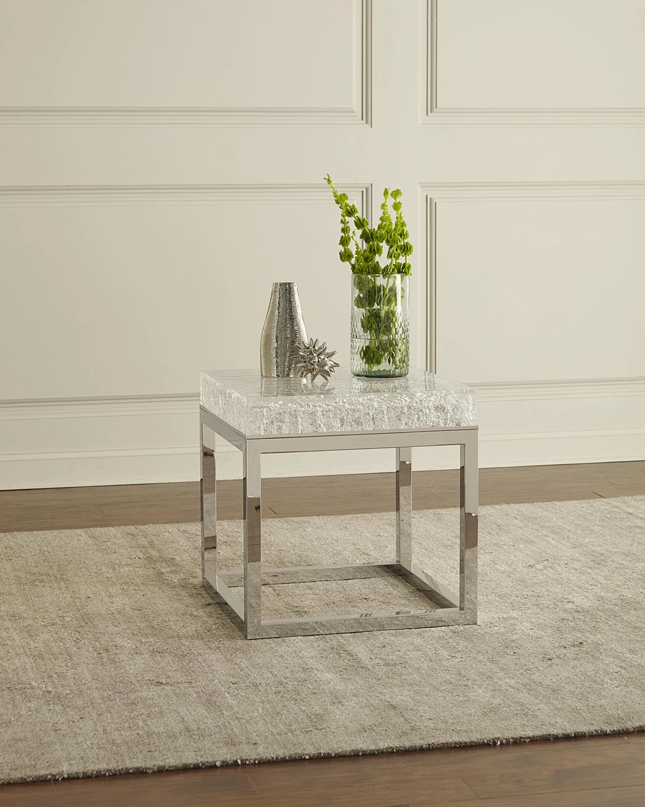 Bernhardt Interiors Elsa Arctic End Table