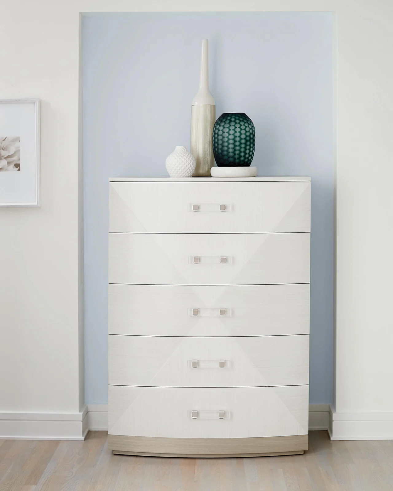 Bernhardt Axiom 5 Drawer Tall Chest of Drawers