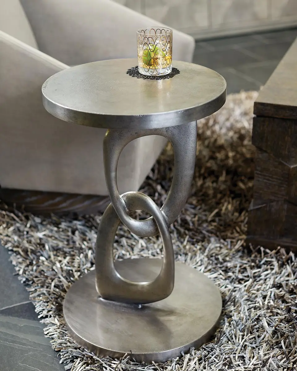 Bernhardt Linea Double Ring Chair-Side Table | Thumbnail 2 Bernhardt Linea Double Ring Chair-Side Table | Thumbnail 2