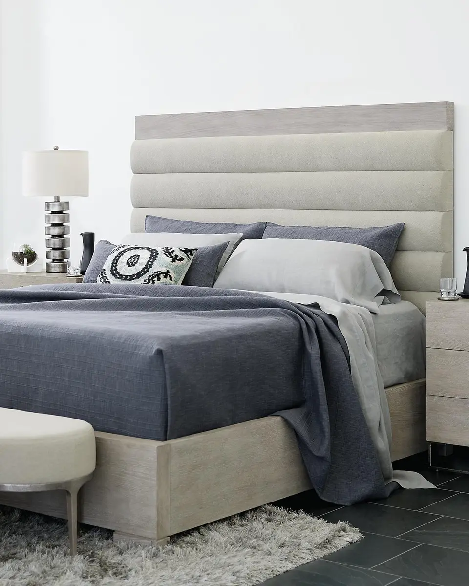 Bernhardt Linea Metal & Upholstered Bench | Thumbnail 3 Bernhardt Linea Metal & Upholstered Bench | Thumbnail 3