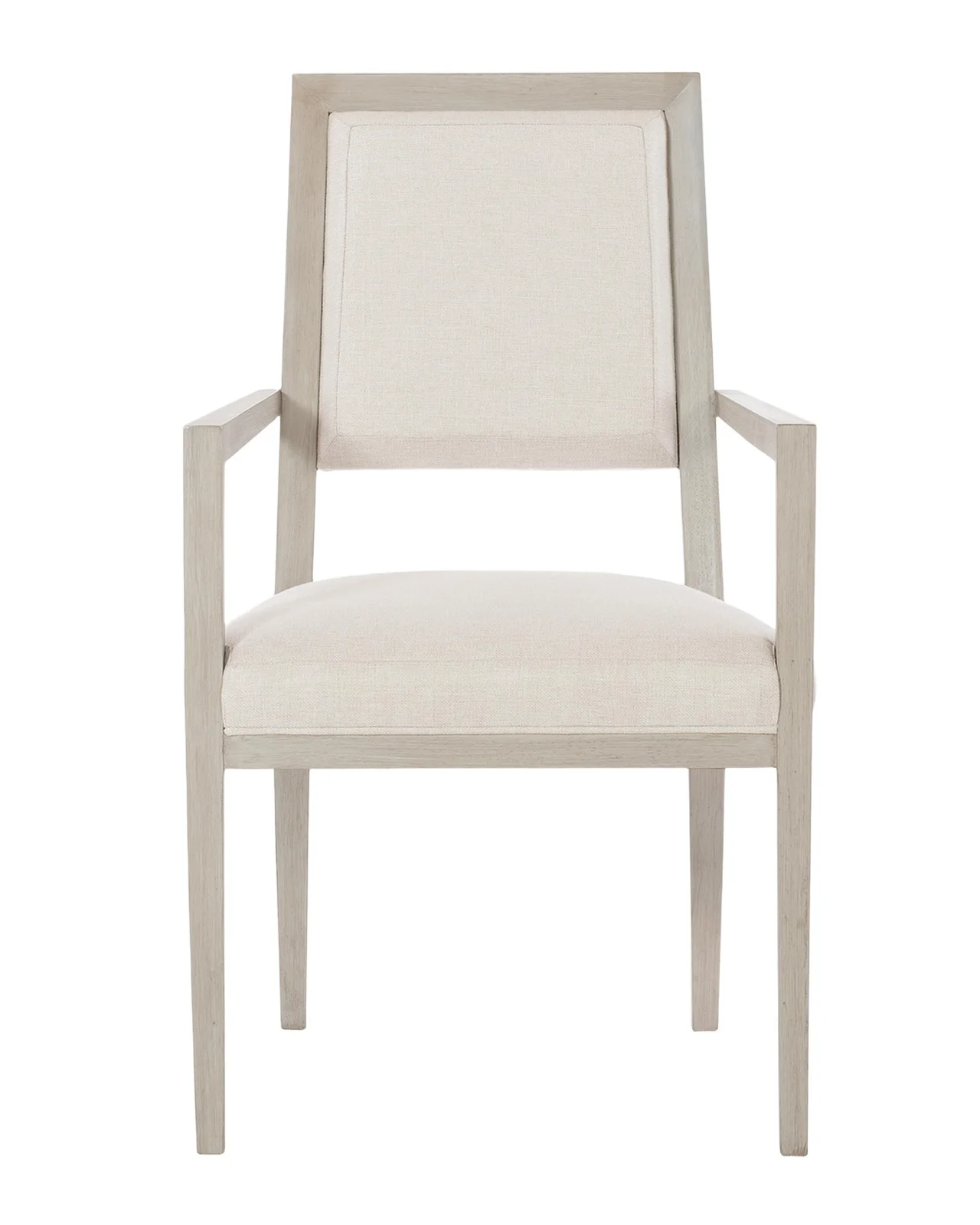 Bernhardt Axiom Upholstered Dining Arm Chairs (Pair)