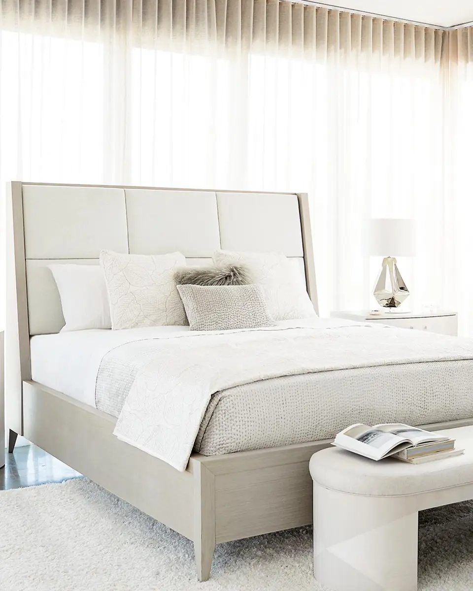 Bernhardt Axiom Quilted Panel King Bed | Thumbnail 2