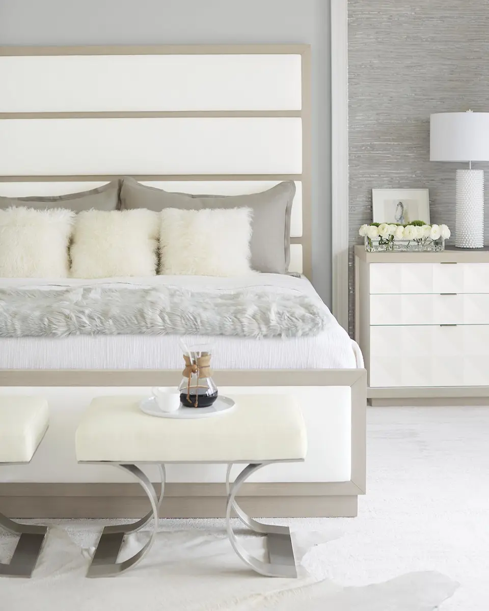 Bernhardt Axiom Tall Upholstered Panel King Bed | Thumbnail 4 Bernhardt Axiom Tall Upholstered Panel King Bed | Thumbnail 4