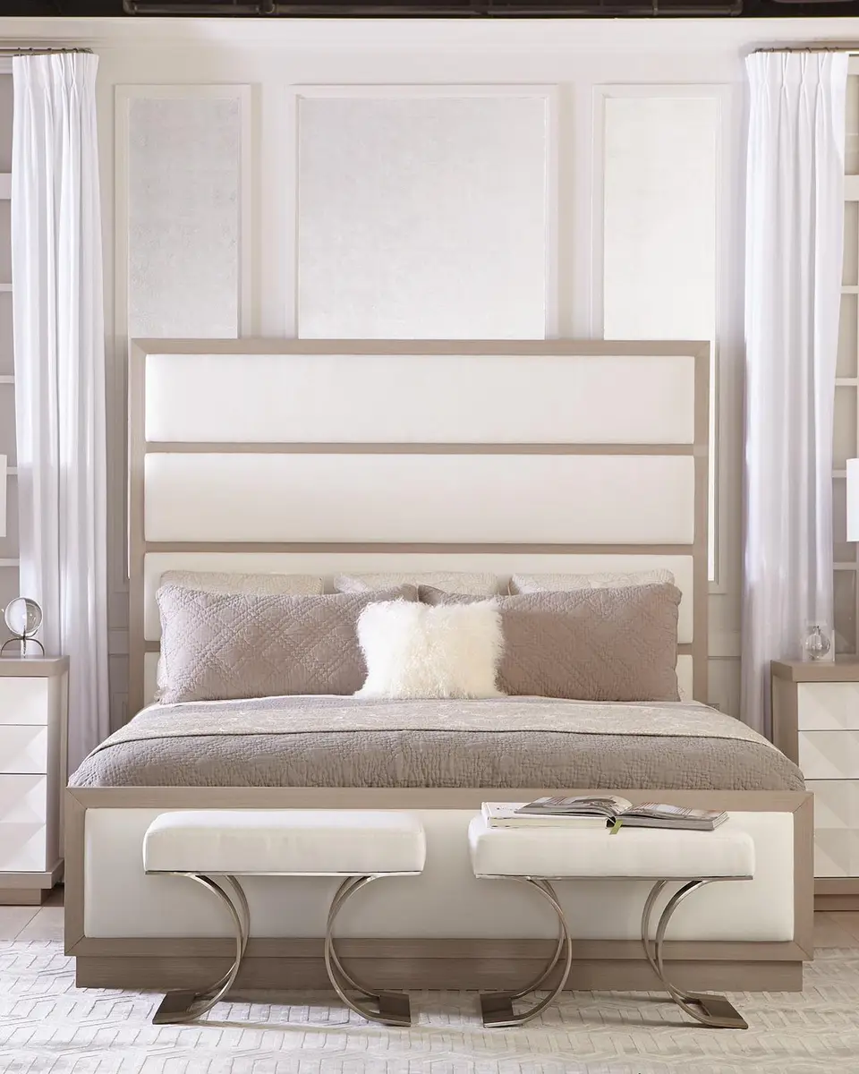 Bernhardt Axiom Tall Upholstered Panel King Bed | Thumbnail 5 Bernhardt Axiom Tall Upholstered Panel King Bed | Thumbnail 5