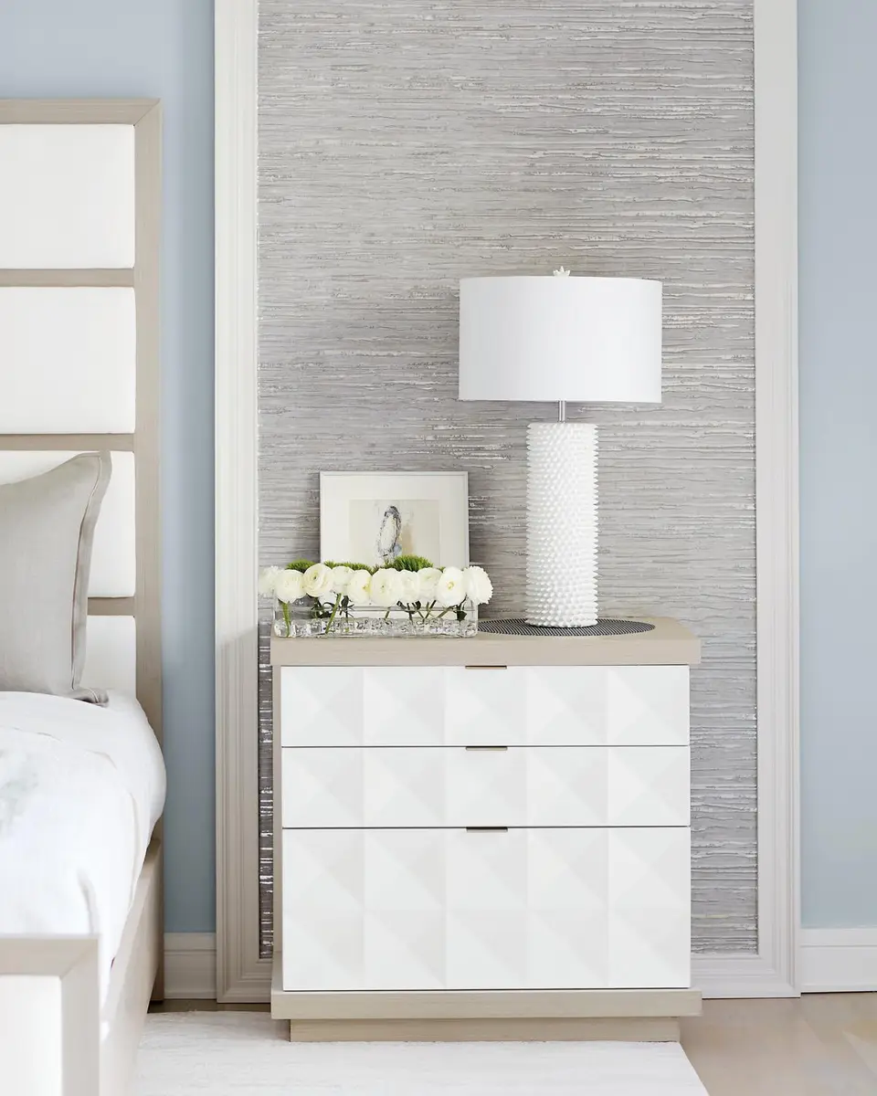 Bernhardt Axiom 3 Drawer Nightstand | Thumbnail 2 Bernhardt Axiom 3 Drawer Nightstand | Thumbnail 2