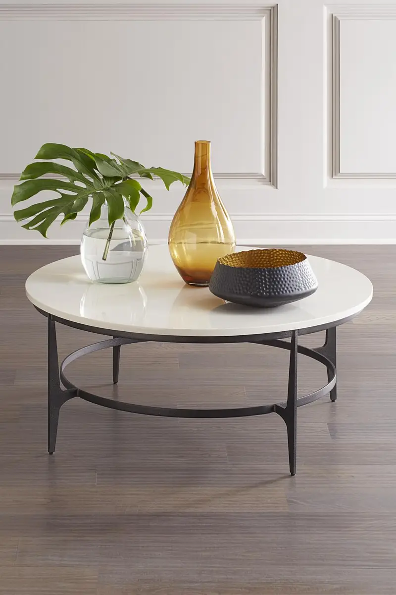 Bernhardt Avondale Round Metal Coffee Table | Thumbnail 3 Bernhardt Avondale Round Metal Coffee Table | Thumbnail 3
