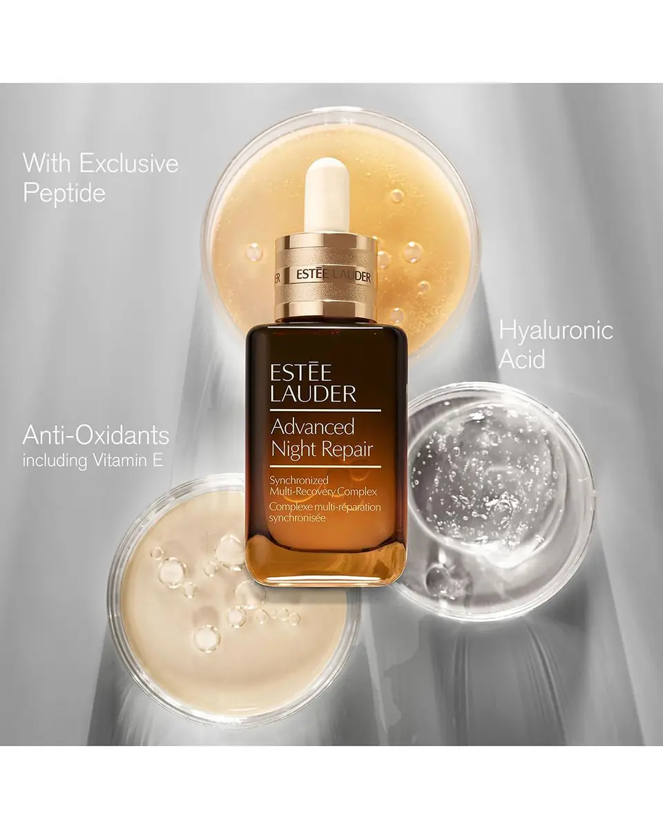 Estée Lauder Advanced Night Repair Synchronized Multi-Recovery Complex Serum with Hyaluronic Acid & Peptides | Thumbnail 4 Estée Lauder Advanced Night Repair Synchronized Multi-Recovery Complex Serum with Hyaluronic Acid & Peptides | Thumbnail 4