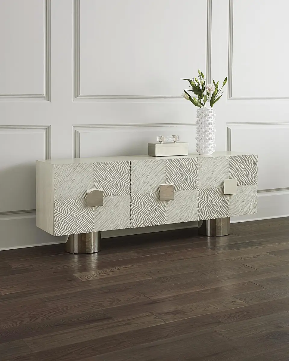 Bernhardt Interiors Ciara Entertainment Console Table | Image 1 Bernhardt Interiors Ciara Entertainment Console Table | Image 1
