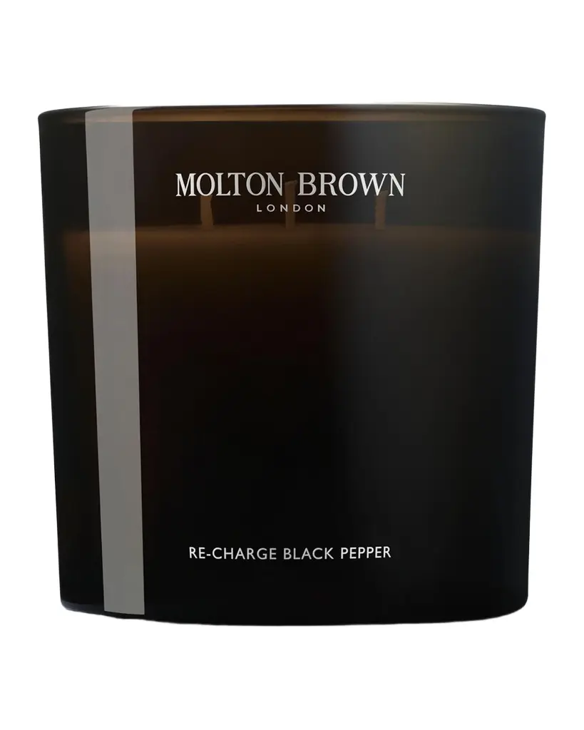 Molton Brown Re-Charge Black Pepper Luxury Scented 3-Wick Candle, 21.16 oz.
