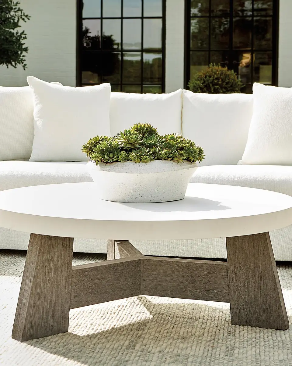 Bernhardt Exteriors Rochelle Outdoor Cocktail Table | Image 1 Bernhardt Exteriors Rochelle Outdoor Cocktail Table | Image 1