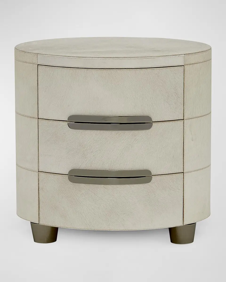 Bernhardt Interiors Lyric Hairhide Nightstand | Thumbnail 2 Bernhardt Interiors Lyric Hairhide Nightstand | Thumbnail 2