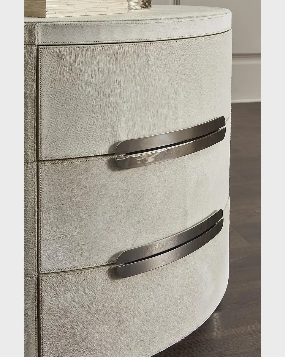 Bernhardt Interiors Lyric Hairhide Nightstand | Thumbnail 3 Bernhardt Interiors Lyric Hairhide Nightstand | Thumbnail 3