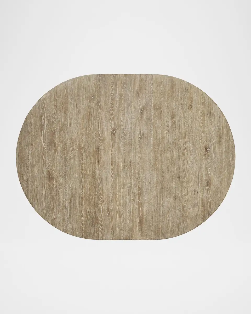 Bernhardt Tribeca 60" Round Dining Table with 1 Leaf | Thumbnail 4