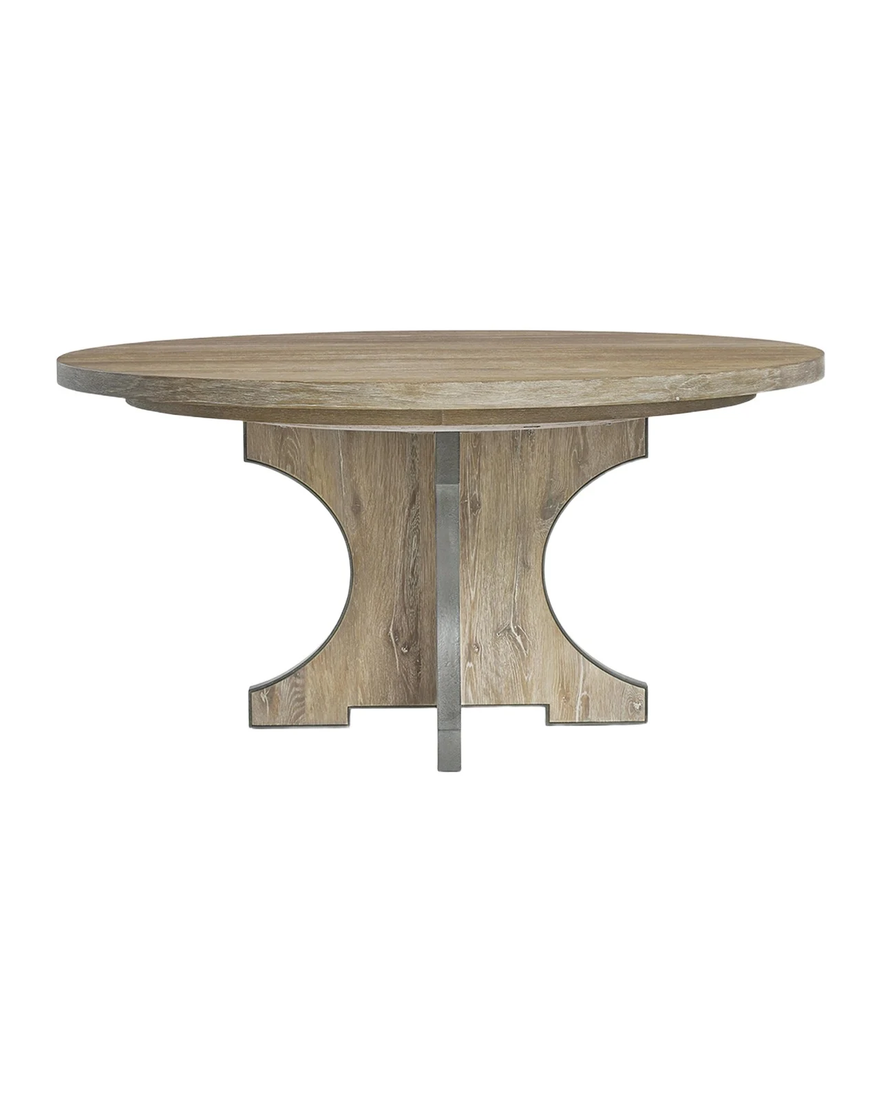 Bernhardt Tribeca 60" Round Dining Table with 1 Leaf