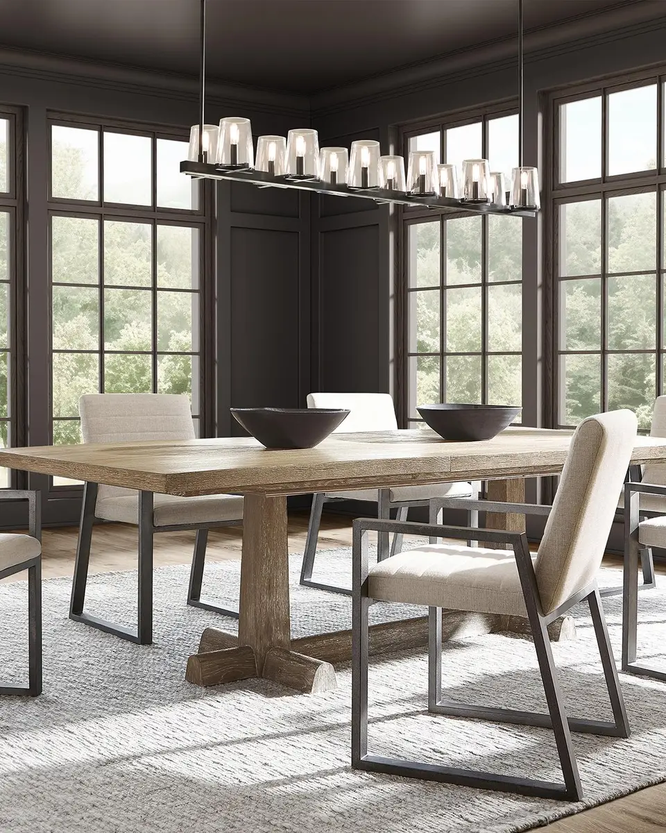 Bernhardt Tribeca 84" Dining Table with 1 Leaf | Thumbnail 7