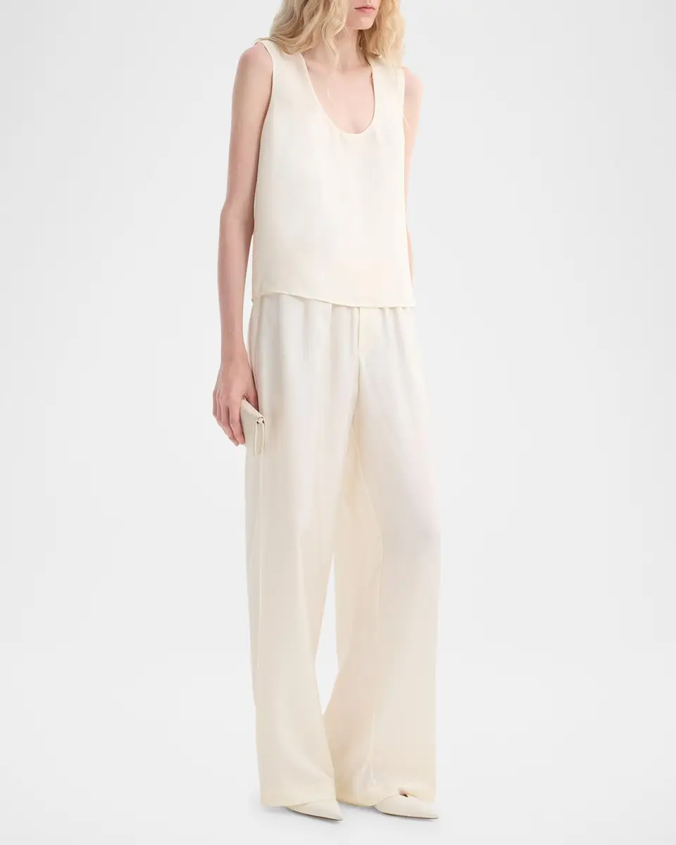 RÓHE Wide-Leg Silk Trousers | Thumbnail 5 RÓHE Wide-Leg Silk Trousers | Thumbnail 5