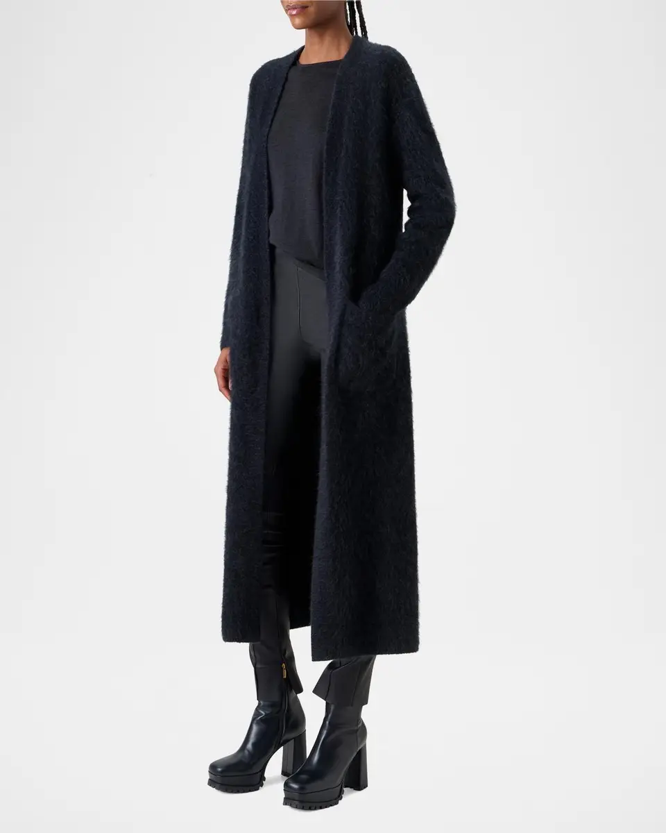 Akris Cloud Cashmere Long Cardigan | Thumbnail 4 Akris Cloud Cashmere Long Cardigan | Thumbnail 4