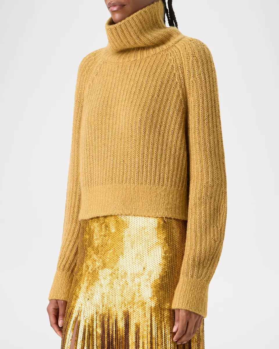 Akris Cashmere-Silk Knit Turtleneck Sweater | Thumbnail 4 Akris Cashmere-Silk Knit Turtleneck Sweater | Thumbnail 4