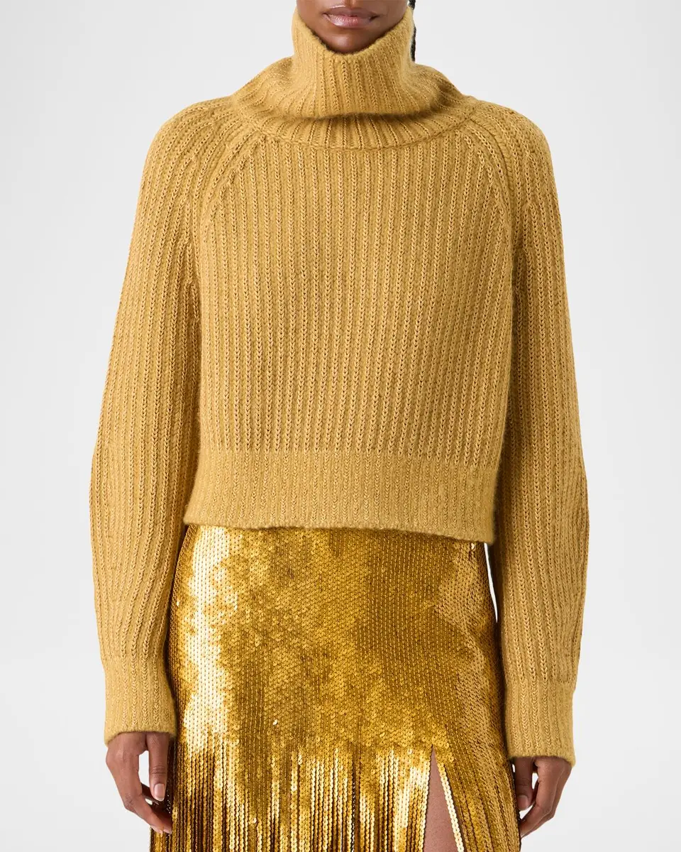 Akris Cashmere-Silk Knit Turtleneck Sweater | Thumbnail 6 Akris Cashmere-Silk Knit Turtleneck Sweater | Thumbnail 6
