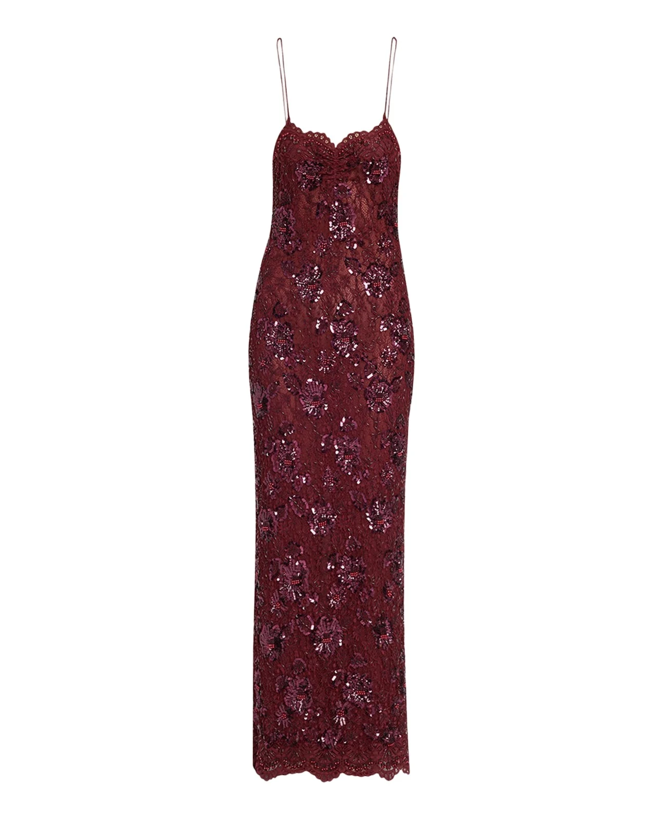 Ciona Embellished Floral Lace Maxi Dress Ciona Embellished Floral Lace Maxi Dress