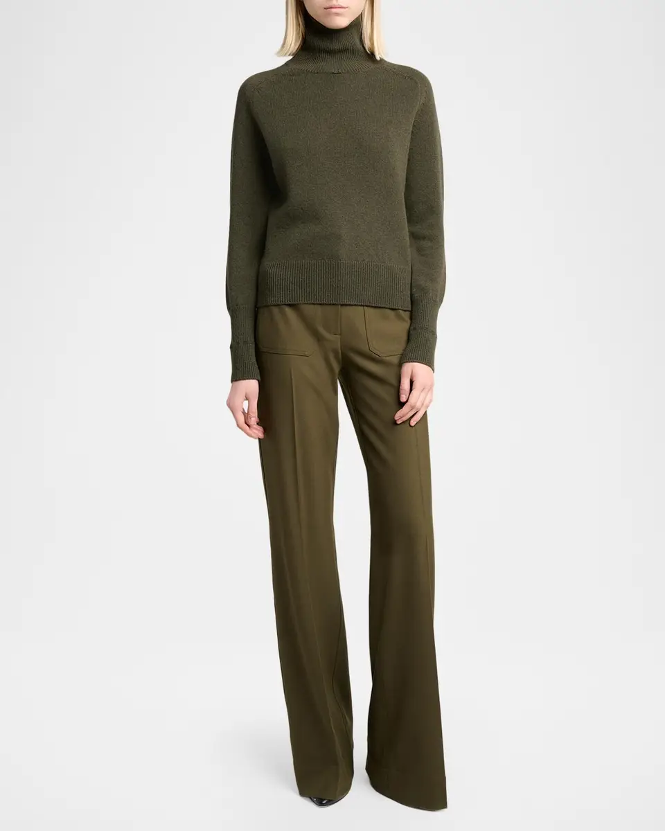 Victoria Beckham Marie Merino Wool Turtleneck Sweater | Thumbnail 2 Victoria Beckham Marie Merino Wool Turtleneck Sweater | Thumbnail 2