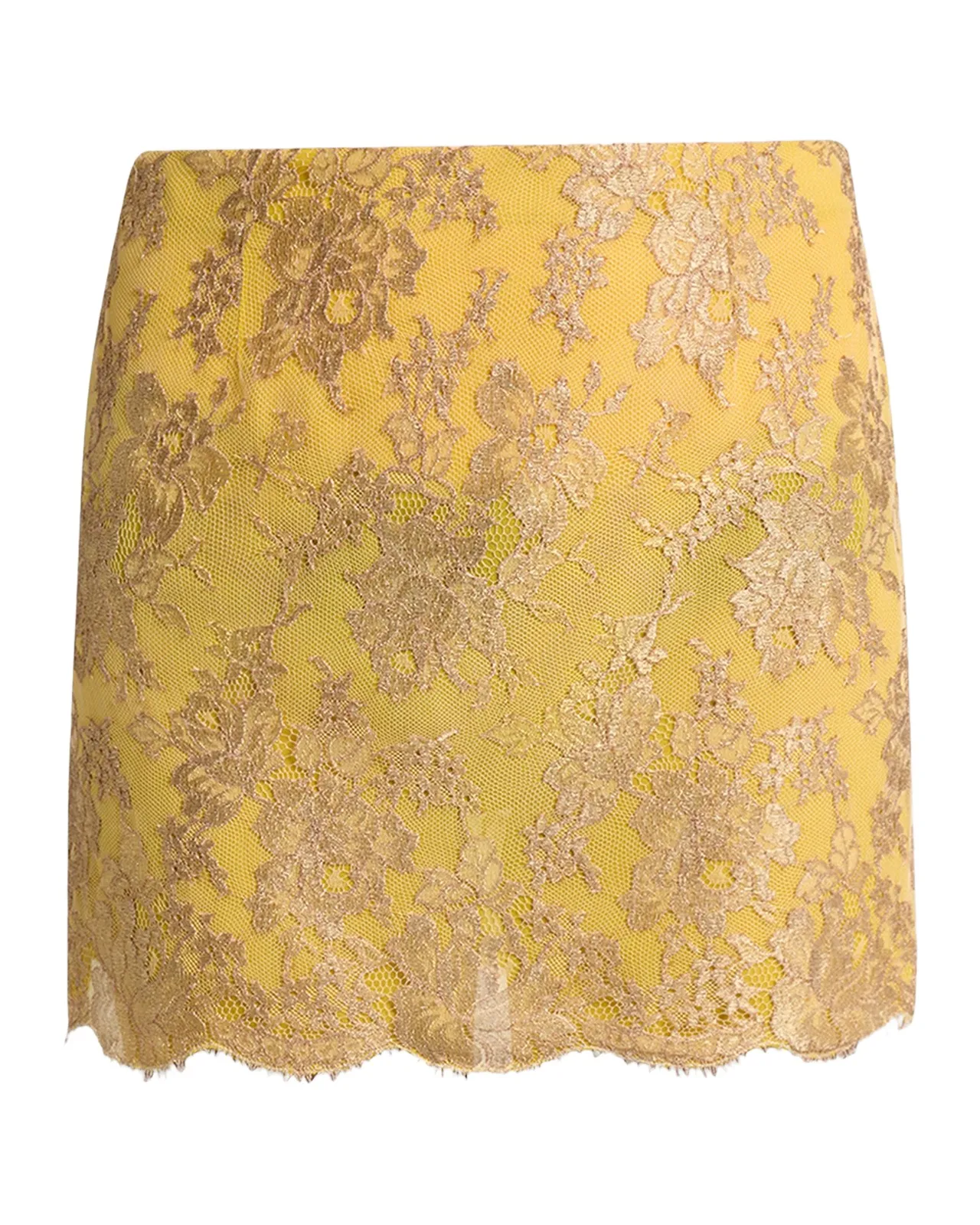 Saint Laurent Lace Mini Skirt | Thumbnail 1 Saint Laurent Lace Mini Skirt | Thumbnail 1